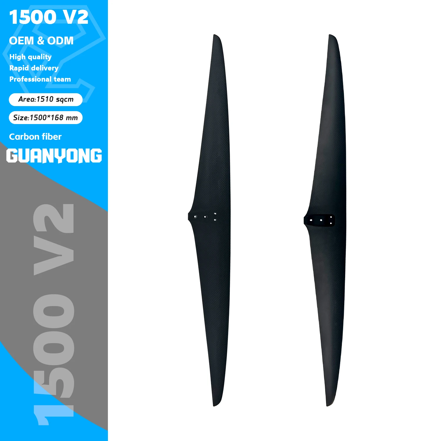 GY 1500 Front Wing Carbon Hydro GY 1700 Pumping  Big Blade Beginner New Design Kite Wing Board Surfboard for Surfing