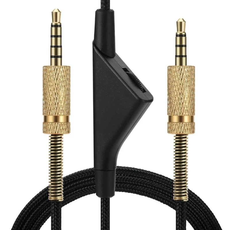 M6CA Durability Headphone Cord for A10 A40 Headphones Cable Easy Installation 3.5mm Headsets Wire Multiple Device Use