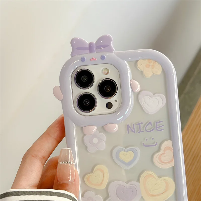 Silicon Bear Case For Xiaomi Redmi Note 11 Pro 12 10 9 8 Pro Little Monster Case Redmi 10C 12C 9C 9A Poco C55 Mi 11 Lite 5G NE