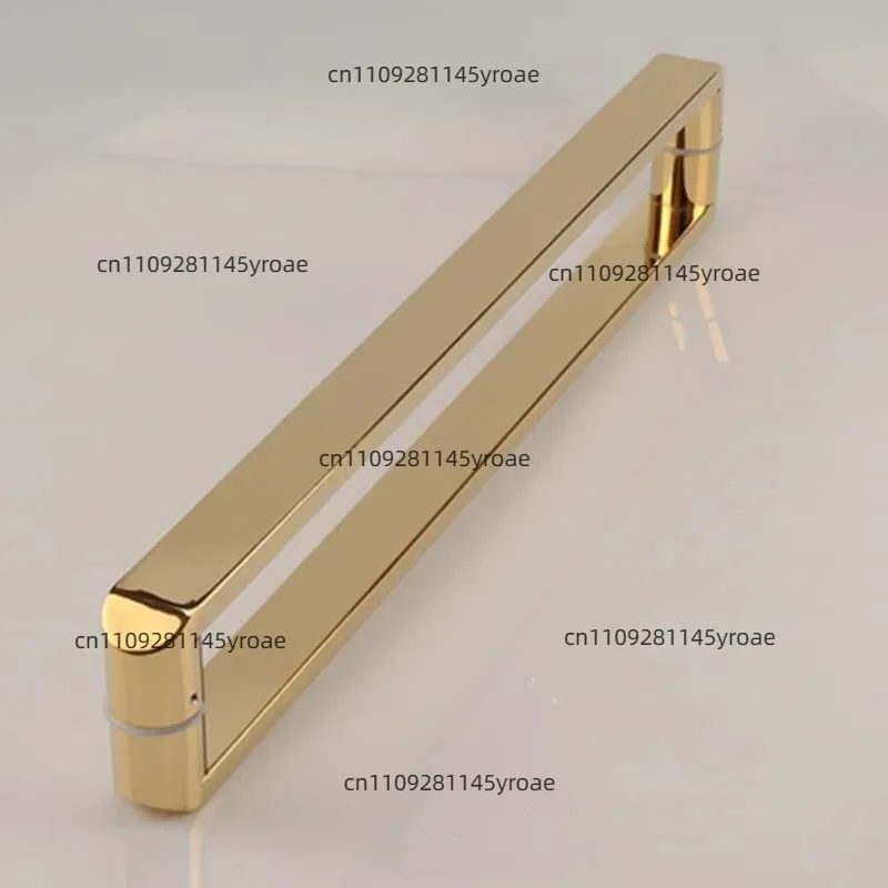 Thickened 304 Stainless Steel Square Push‑Pull Door Handle, Glass & Sliding Door Metal Hardware Accessory