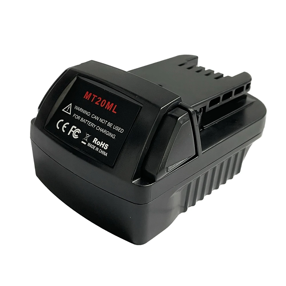 Imagem -03 - Adaptador Mt20ml para Makita Bateria Li-ion 18v Bl1830 Bl1860 Bl1815 Converter para Bateria de Lítio Milwaukee 18v