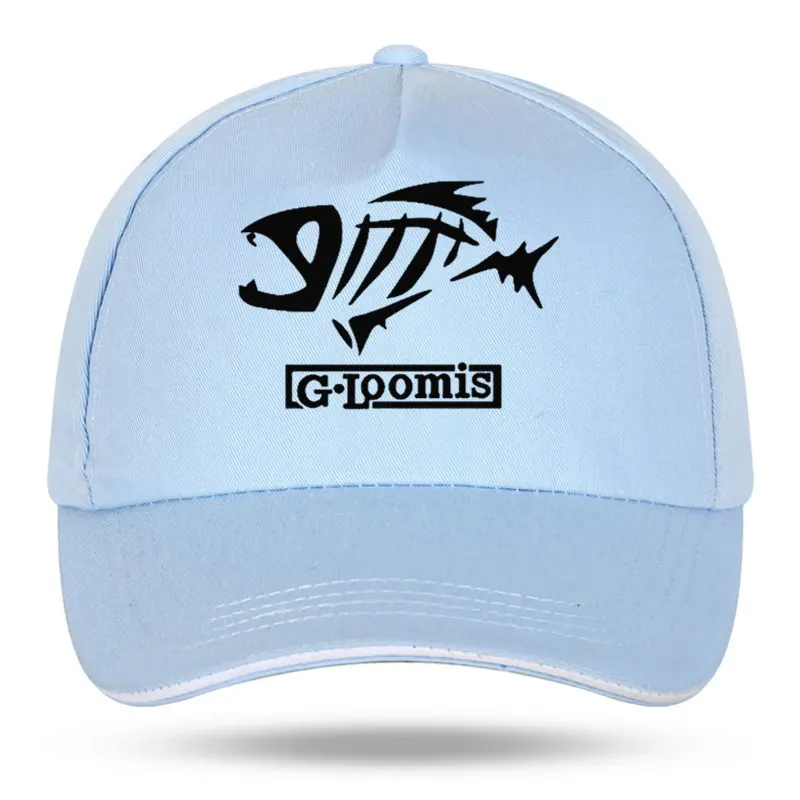 new Man g.loomis outdoor fishing cap baseball cap solid outdoor breathable cotton fishing hat Velcro closure hat Trucker Caps