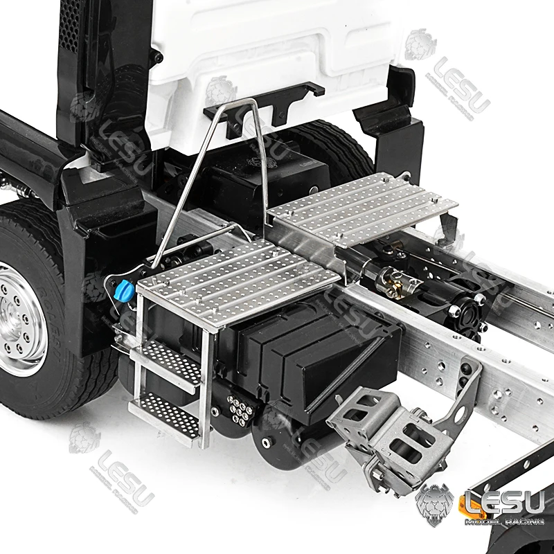 Lesu G-6212 conjunto de pedal de chassi de metal para brinquedos de controle remoto 1/14 tamiyay homem rc caminhão trator carro elétrico modelo Th16608-Smt3