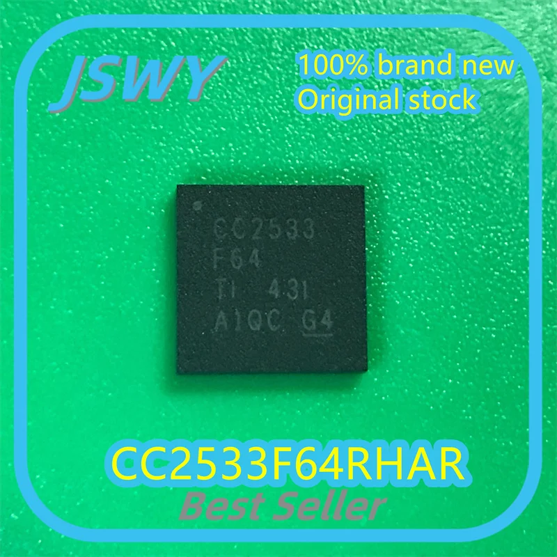 (5/10pcs) CC2533F64RHAR CC2533F64 VQFN40 Wireless Transceiver New and Original