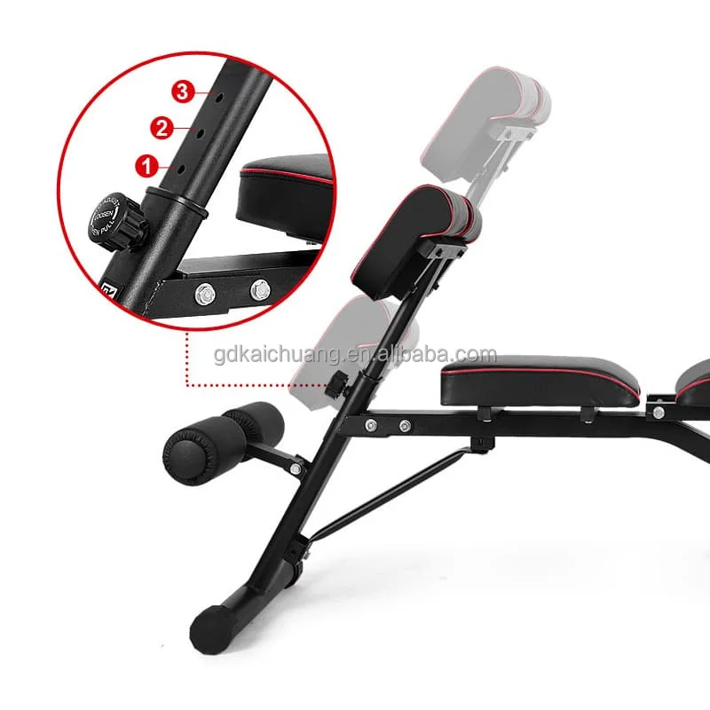 عالية الجودة التجارية قابل للتعديل تجريب اللياقة البدنية مقاعد الصالة الرياضية ممارسة شقة قابلة للطي الوزن مقعد تدريب القوة