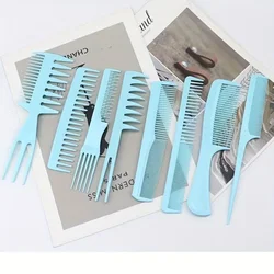 8-Piece Professional Hair Comb Set - High Quality Comb for All Hair Types and Style - Great for Barber Salon and Home Use, Travel Essentials