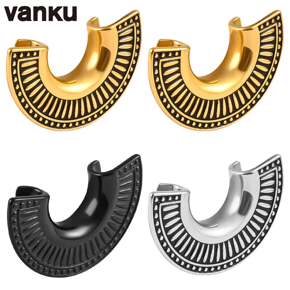 

Vanku 10pcs Hemisphere Ear Piercing Plugs Ear Expanders Stud Surgical Stianless Steel Fahion Body Jelwery Gift For Unisex