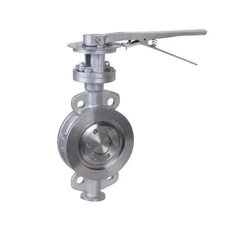 

DN250 High Performance Double Offset Metal Seat Wafer Type Stainless Steel Hand Wheel Butterfly Valve
