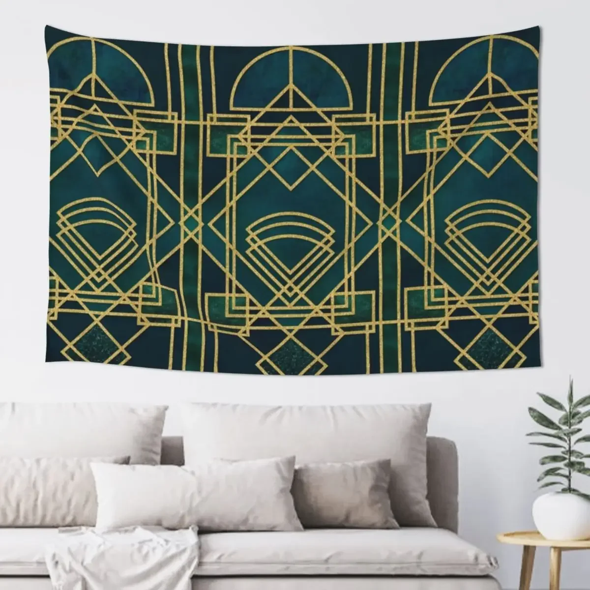 Art Deco Elegant Gatsby Style Tapestry Decoration For Home Home Decorating Outdoor Decoration Tapestry