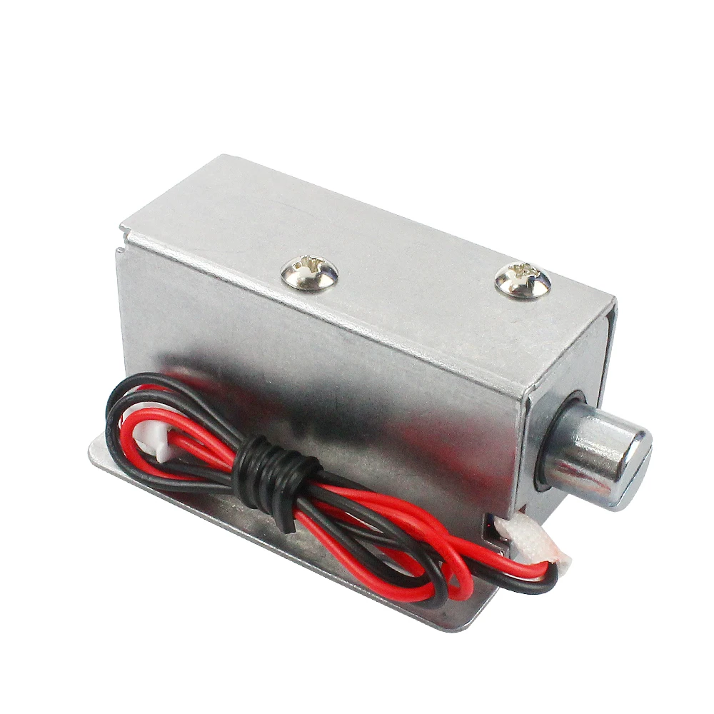 DC12v24v small electric bolt lock normally open door lock mini electromagnetic lock electric control lock