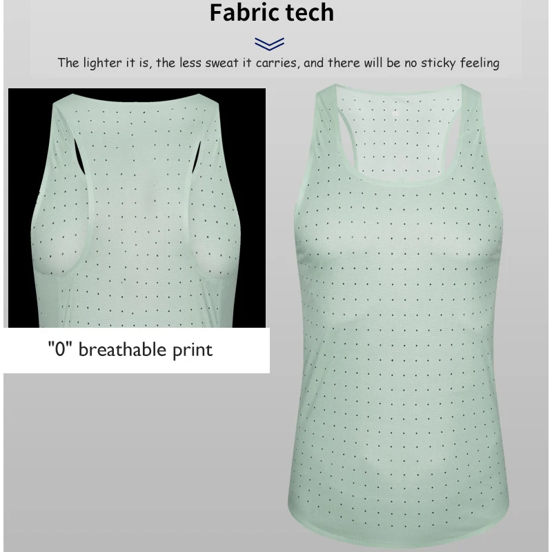 80g Ultra Light Marathon Running Vest Men Fitness Tops Track and Field Quick Dry Sleeveless T-shirt Gym Crossfit Sport Singlets