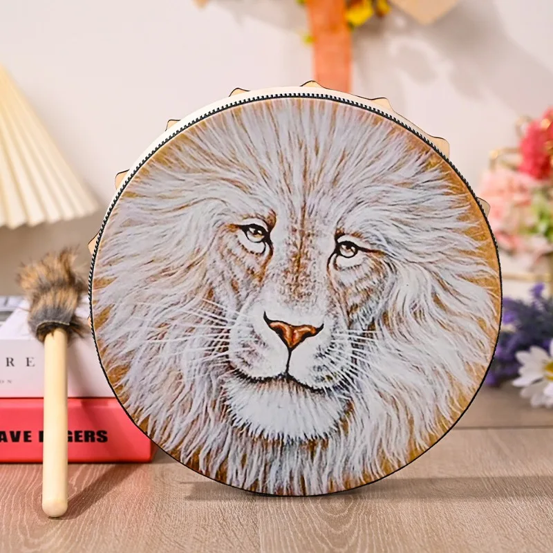 رأس طبل جلد الغنم المزخرف ، قوم عتيق ، أمة أقلية ، آلات موسيقية ، أسطوانة قرع ، نشاط ، حفلات أعياد