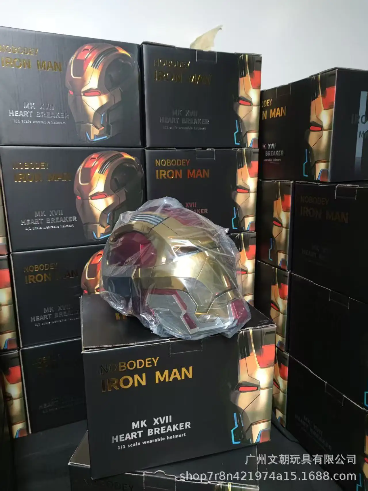 Capacete Transformável de Corpo Inteiro do Homem de Ferro MK17 com Armadura Jarvis, Modelo de Brinquedo