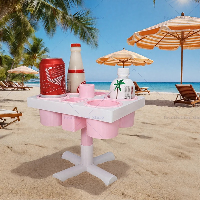 

Beach Pool Cup Holders Reusable Beach Drink Holders Stable Beach Sand Coasters Drink Cup Holders Camping Cup Table Holder