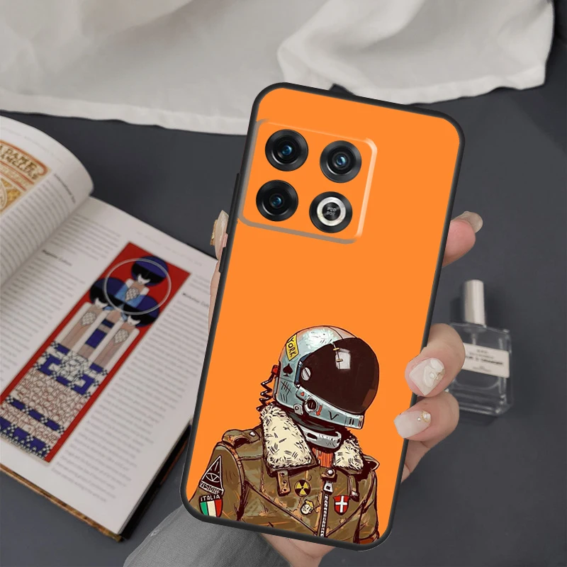 الفيلم الساخن C تصورها البرتقال سيليكون الهاتف حالة ل Oneplus الآس 10R 9 R 8T ل Nord 2 T غطاء واحد زائد 10 9 برو لينة حالة #5