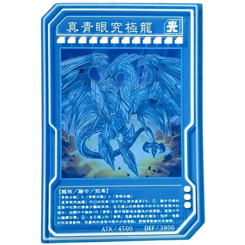 Yu-Gi-Oh Theater Edition Card Dark Magician Girl Twin Burst Blue-Eyes White Dragon DIY Anime Collection Action Toy Figures Gifts
