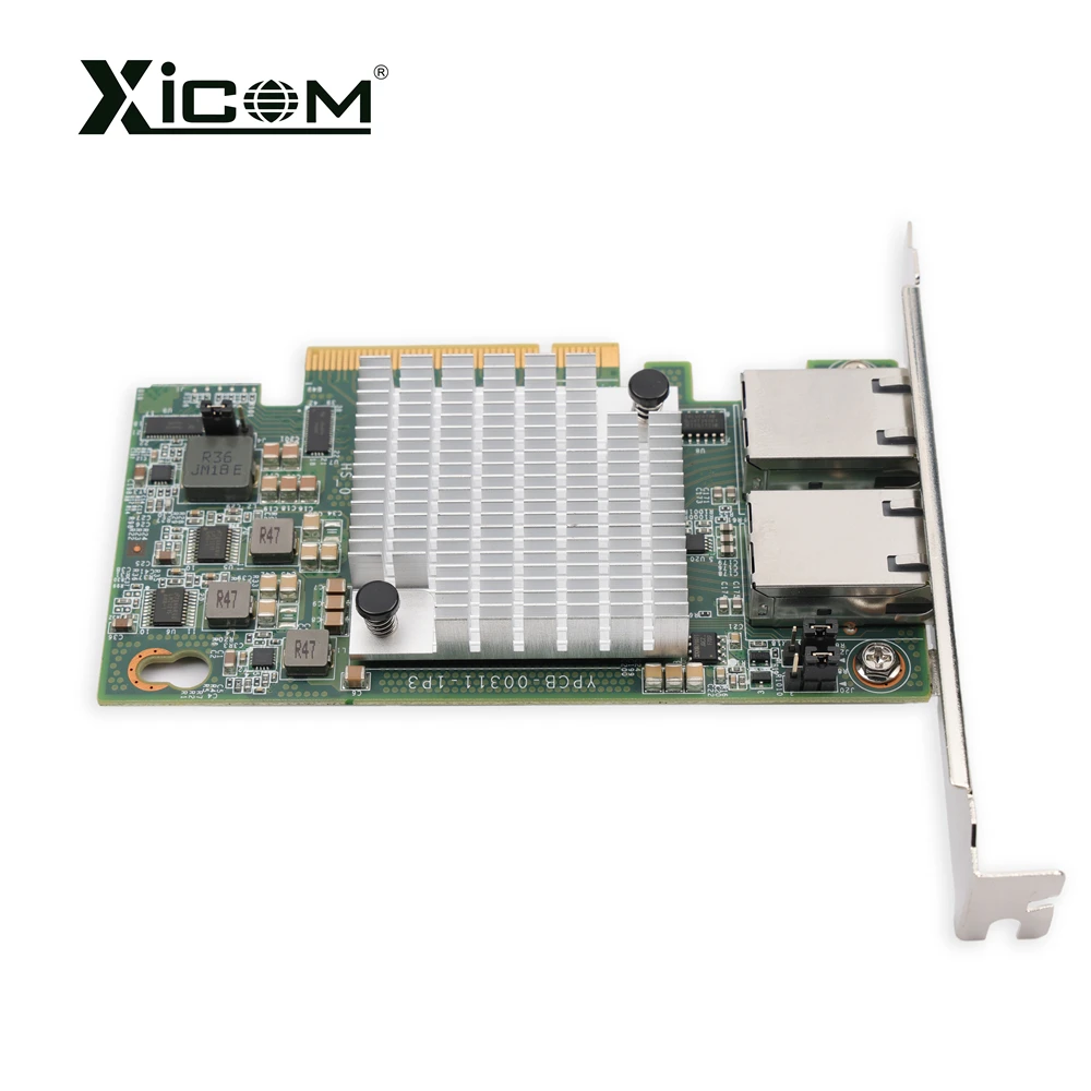 Karta sieciowa Ethernet 10G X540-T2, podwójny port miedziany RJ45, chipset PCIe x8, obsługa portów 10G, adapter rozszerzający dla Intel Synology NAS