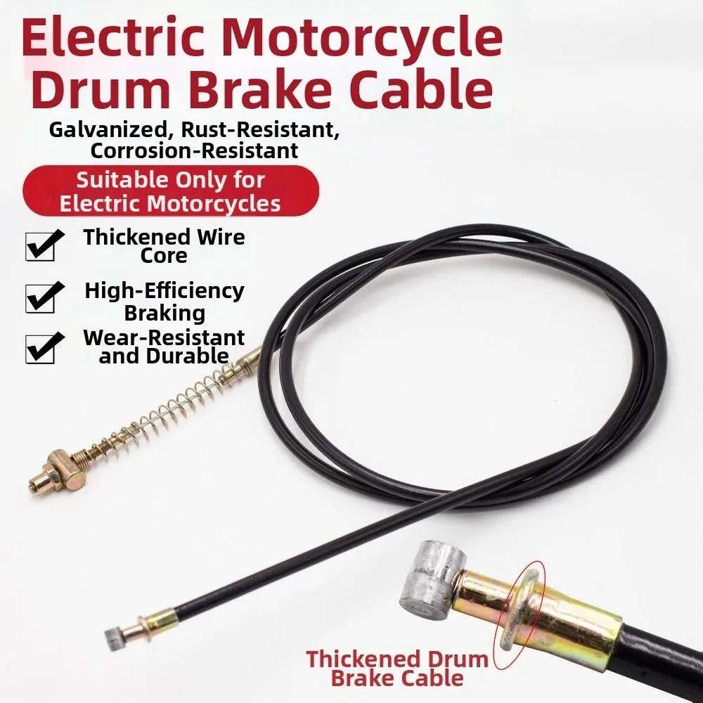 with Screws Brake Cable Multisizes Plastic-steel Front Rear Drum Brake Line Rear Drum Brake Cable
