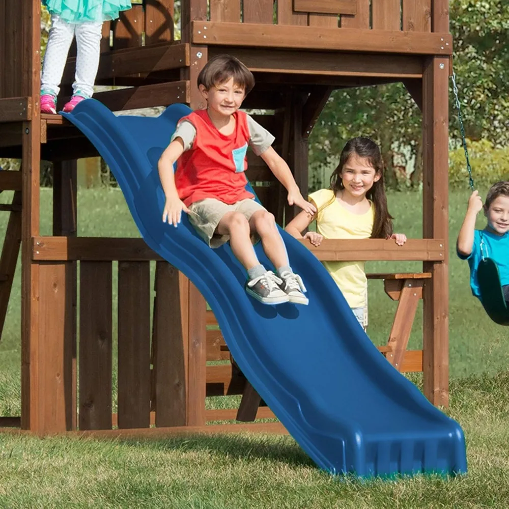 Swing-N-Slide Cool Wave Juego de columpios azul