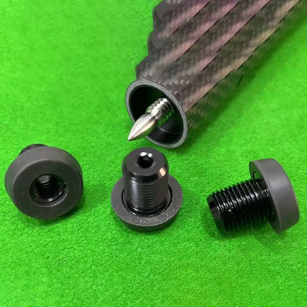 

Aluminum Alloy Extension Billiard Cue Bottom Plug Cue Stick Protector Case Cover Billiard Back Plug Screw Billiard Cue Bumper