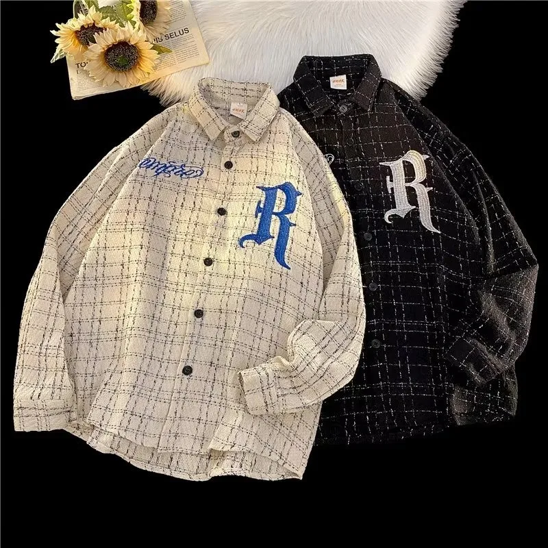 Original Design Men's Jacket Spring Autumn Fashion Casual Couple's Outerwear Polyester Fabric Loose Fit Youth Trend