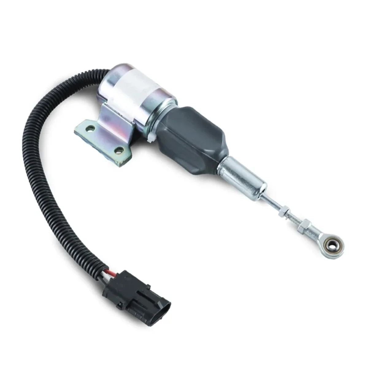 Shut Off Solenoid Compatible for Cummins 4BT 5.9L 6BT 5.9L R130 R170 3932529 Engine Reliable Shutdown