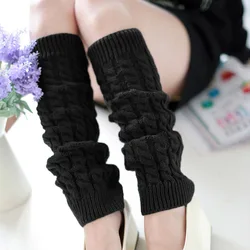 Women's Leg Warmers Woolen Loose Socks Thick Hosiery Autumn Winter Sexy Stockings Knitted Lady Leg Cover Long Socks Warm