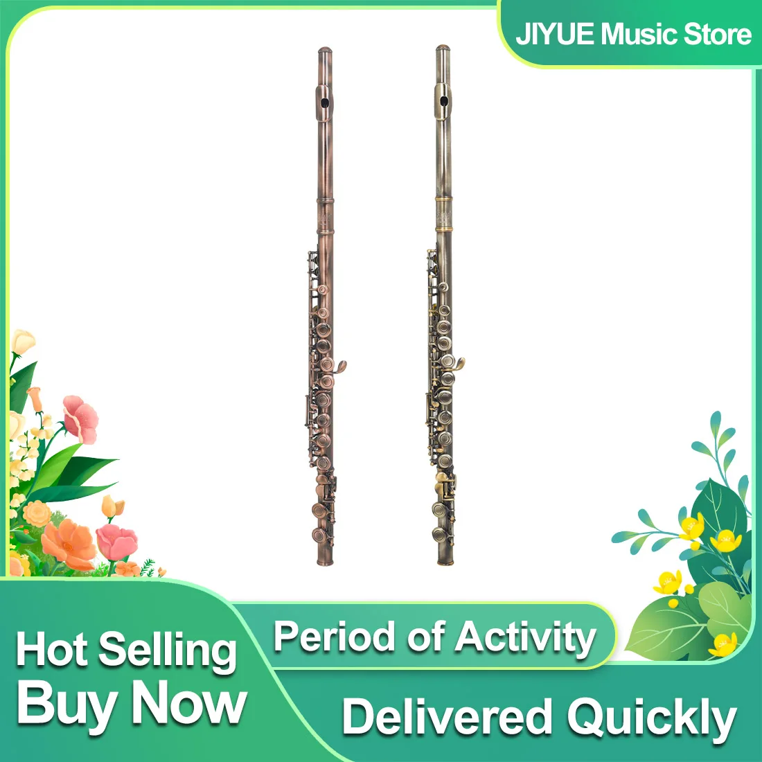 SLADE 16 ثقوب الناي C مفتاح مغلق الناي كوبرونيكل المهنية آلات النفخ الموسيقية العروض الناي مع أجزاء صندوق #1