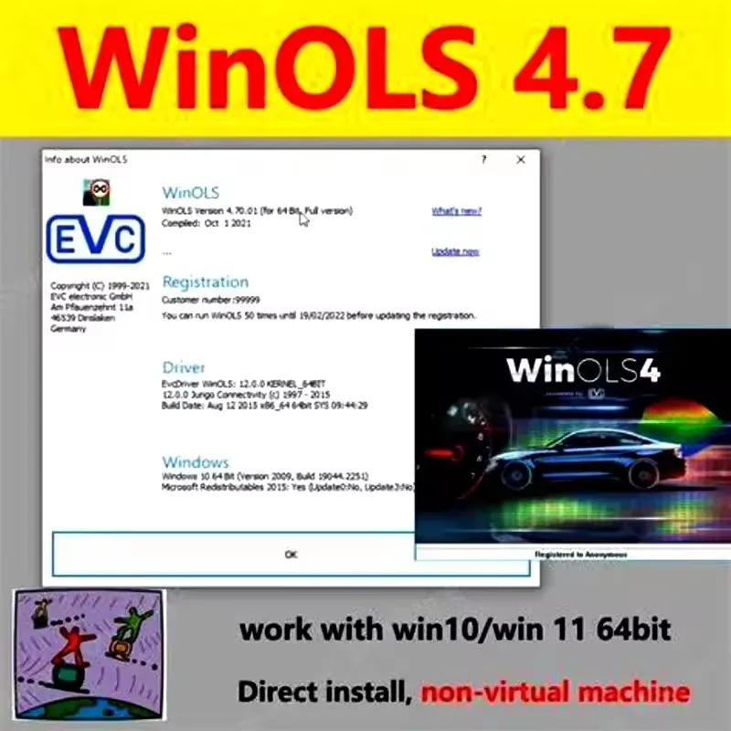 winols 4,7 Neueste 93gb winols damos paket besar (neu) 1,61 1,2 5,3 ecm titan mit immo service tool v2.0 free er