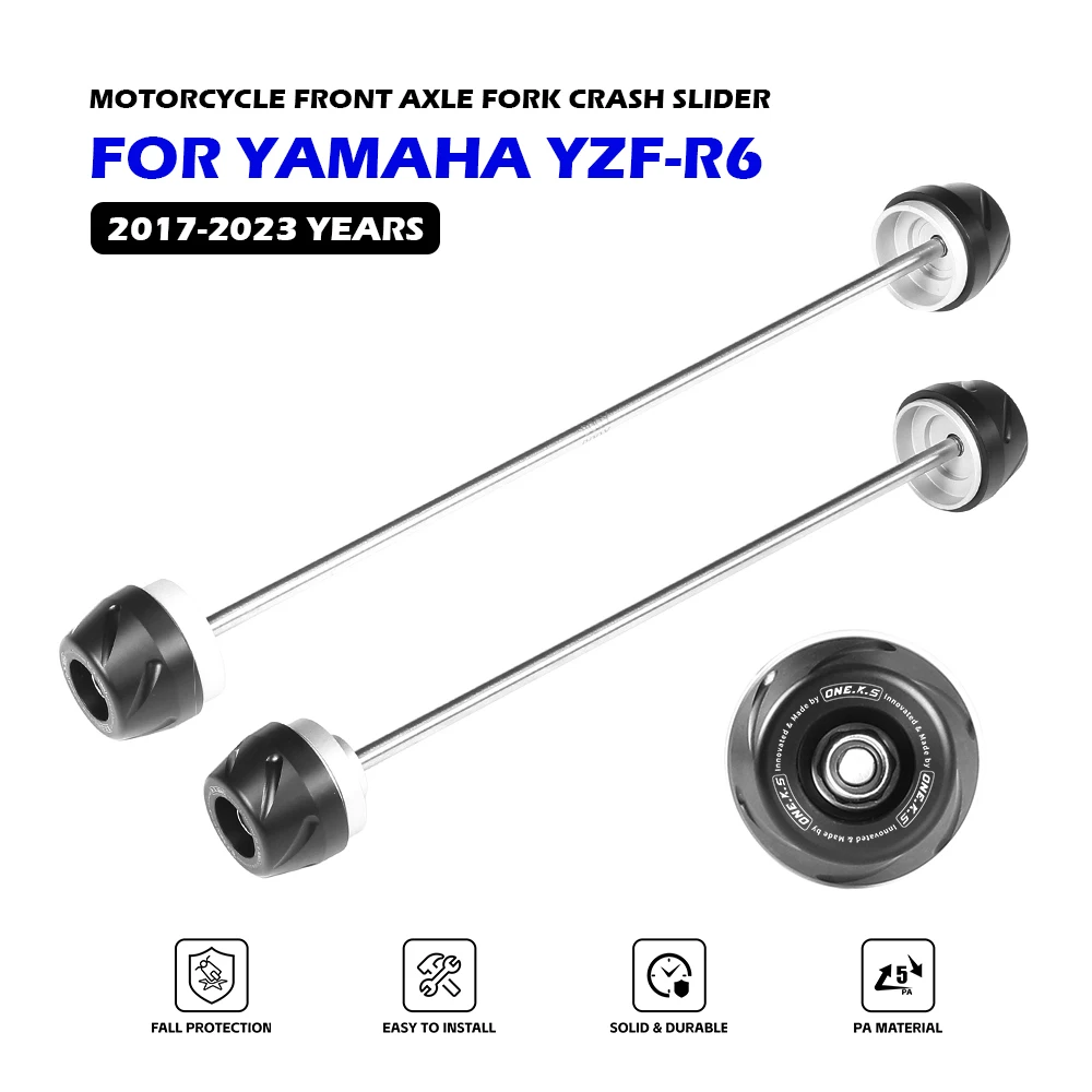 

High Quality For YAMAHA R6 2017-2023 Front Rear Axle Fork Crash Slider Wheel Anti-Collision Protector Motorcycle Accessories