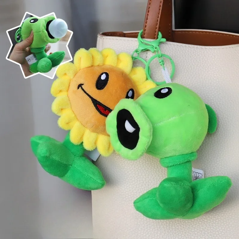 

Мягкие игрушки Plants vs. Zombies: Горохострел, Тыква, Подсолнух – милые плюшевые подушки, мультяшные игровые фигурки, подвески, подарки