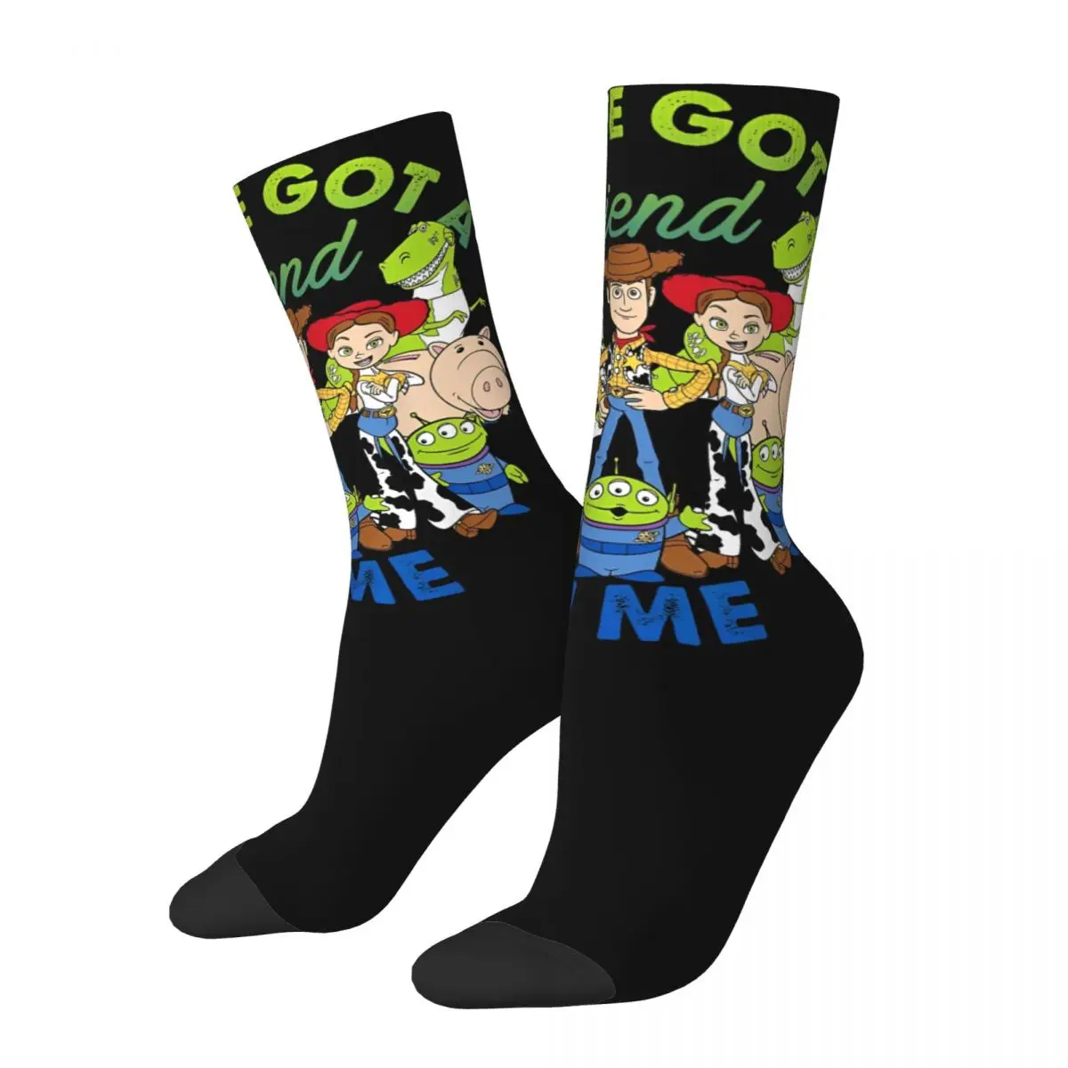 Boys Girls Kawaii Socks Toy Story Cartoon Characters Accessories Soft Socks Suit For All Seasons