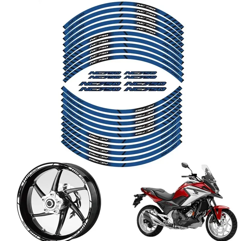 FOR HONDA NC750 NC750S NC750N NC750X Motorcycle Parts Contour Wheel Decoration Decal Sticker - D