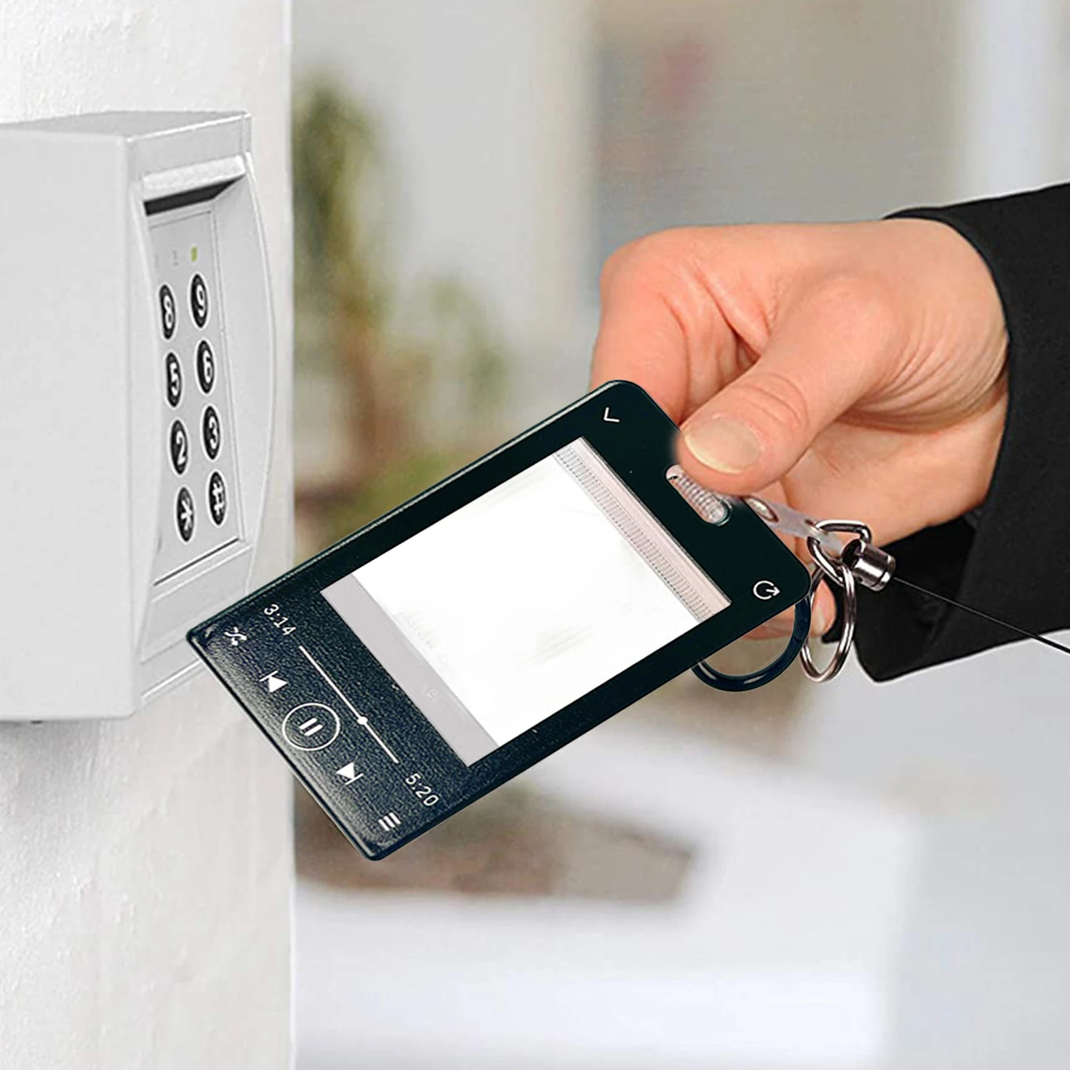 INS Acrylic Photocard Frame Music Player Printed Card Display Stand Photo Holder Photo Protection Card Sleeve Desktop Decor