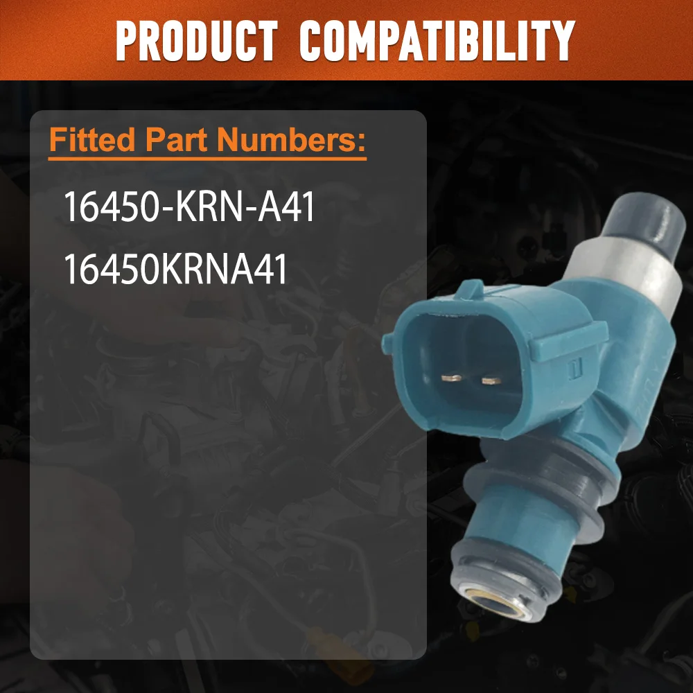 16450-KRN-A41 2pins Fuel Injector for Honda CRF250R 2010-2017 16450KRNA41