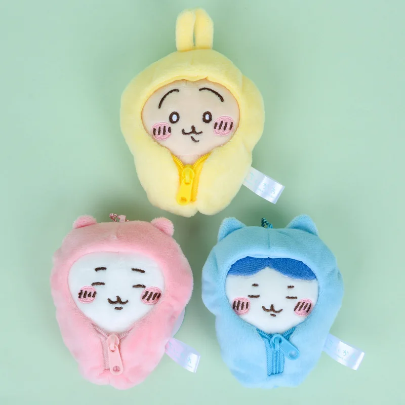 MINISO Chiikawa  Plush Dolls Hachiware Usagi Kawaii Sleeping Bag Design Pendant Doll Accessories Anime Toys Schoolbag Keychain