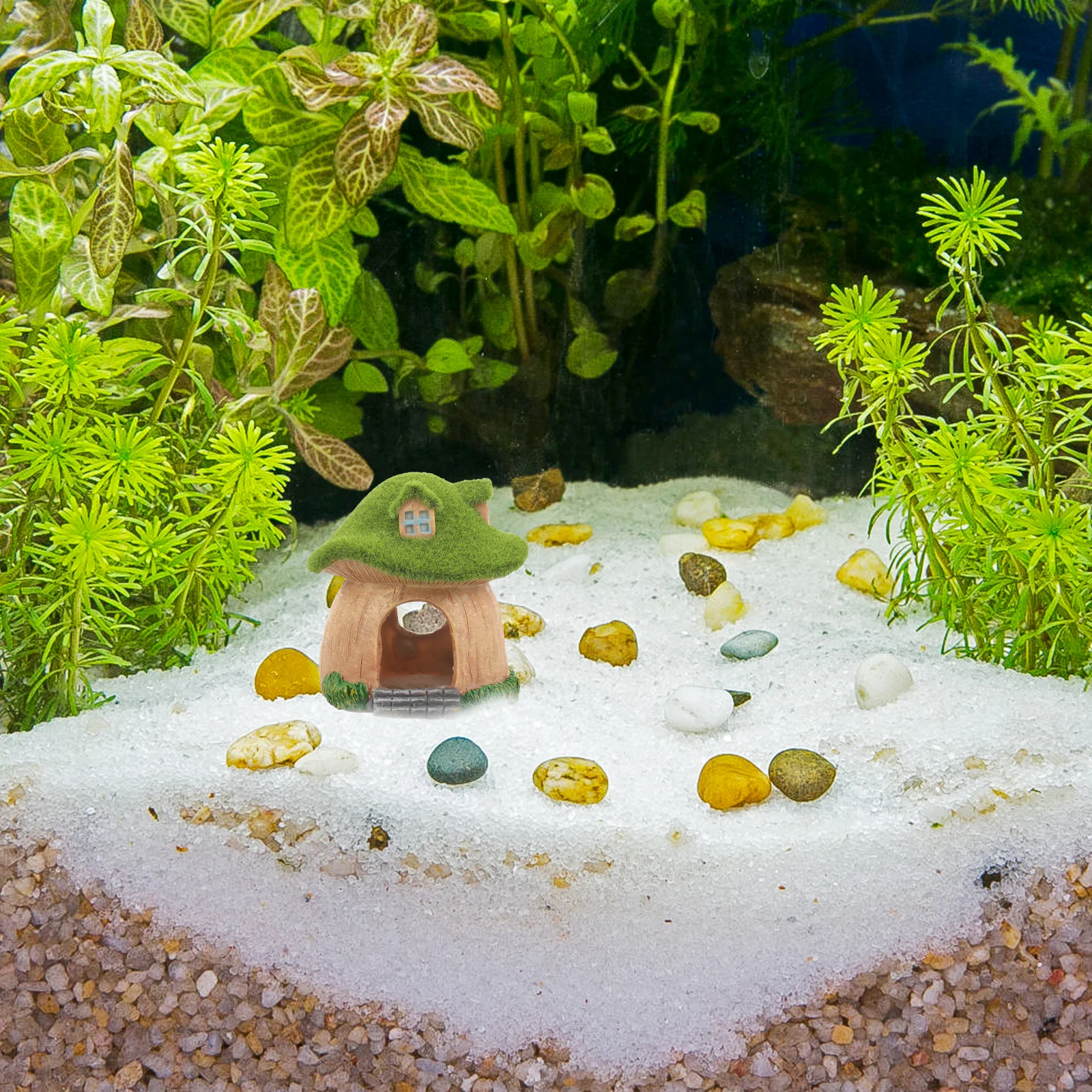 Fish Tank Landscaping Toy Cave Hides for Aquarium Hideout Skin Betta Resin Ornaments Baby