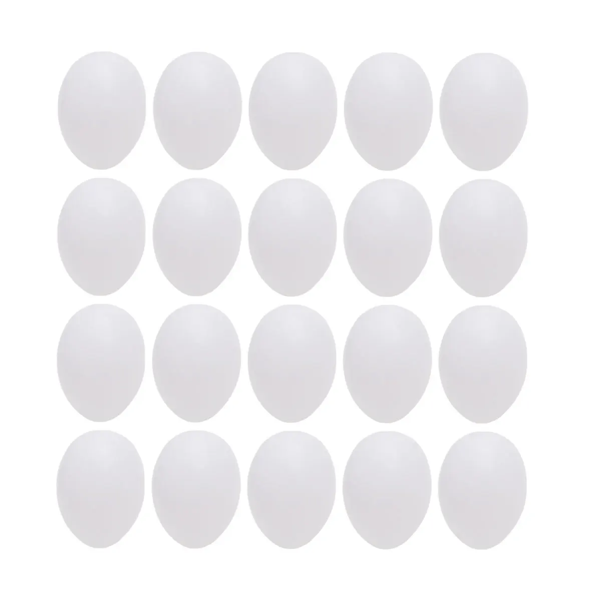 

50Pcs Simulation Graffiti Fake Pigeon Eggs Environmental Safe Material Boost Maternal Instinct Stylish Craft Decor for Pigeon