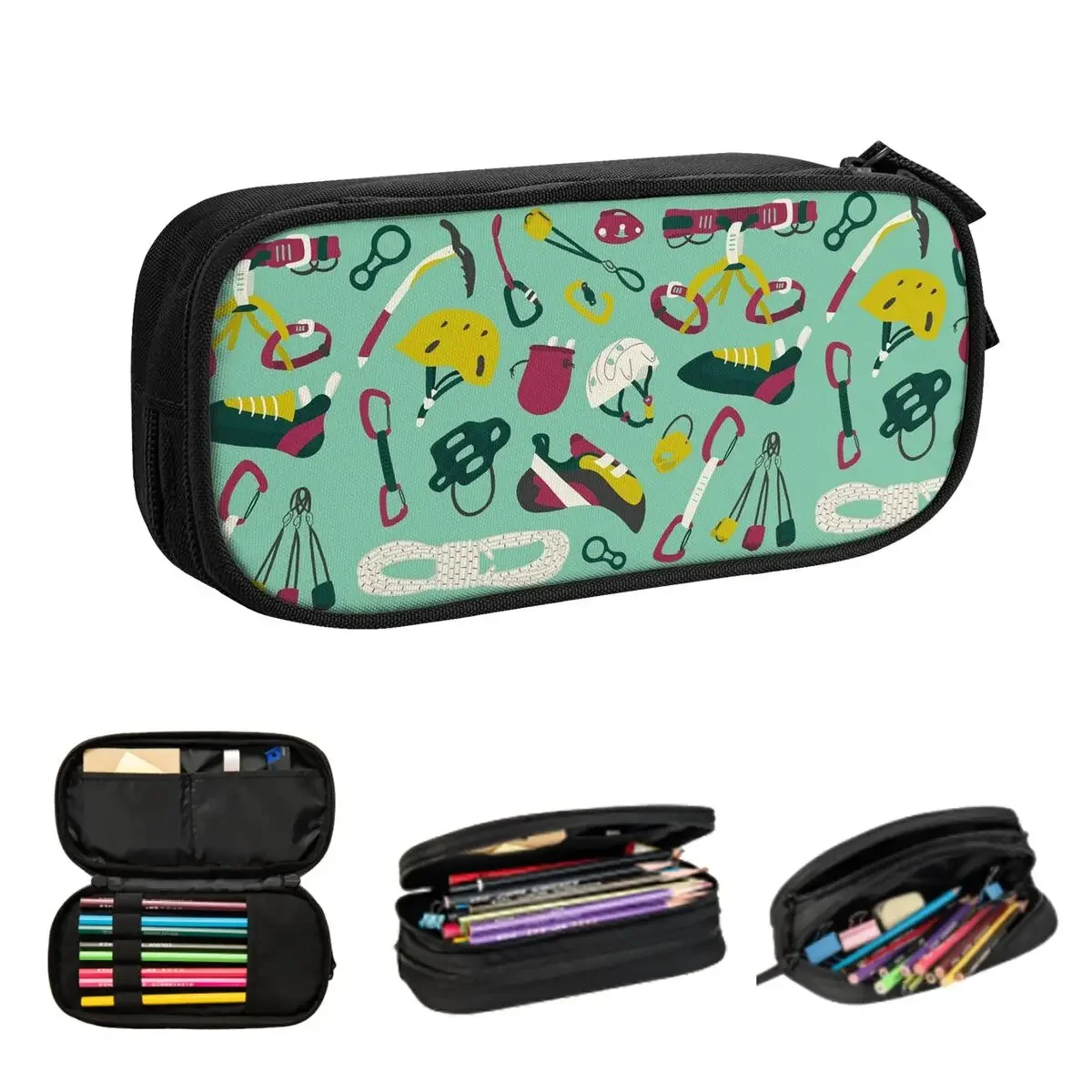 Rock Climb 1 Pencil Cases Large Storage Pen Bags Pen Box Pencil Pouch For Boys Girls Students Stationery School Office