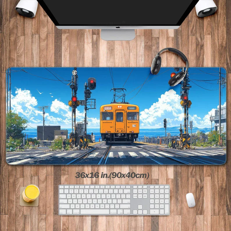 

Aesthetic Anime Office Mats, Large Japanese Mouse Pads, Studio Style Table Mats, Keyboard Laptop Pads, Perfect Gifts for Girls