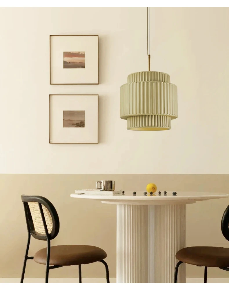 

Бытовой светодиодный подвесной светильник ручной работы из смолы, подвесной светильник для украшения кухонного обеденного стола GN356TB