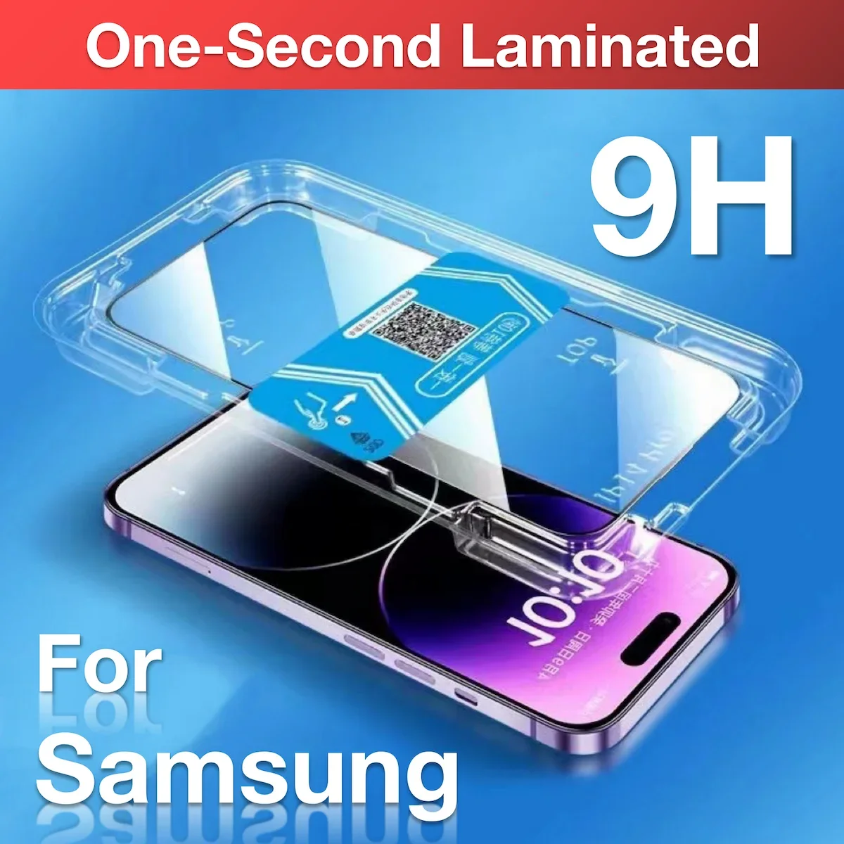 

For Samsung Galaxy A54 A71 A53 5G 4G S23 S22 S21 S20 Plus M54 M33 M14 Tempered Glass Screen Protector Easy Install Removal Kit
