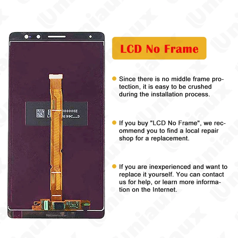 6.0\'\' Original For Huawei Mate 8 LCD Touch Screen with Frame Digitizer Replacement Display For Mate 8 Mate8 Lcds NXT-L29