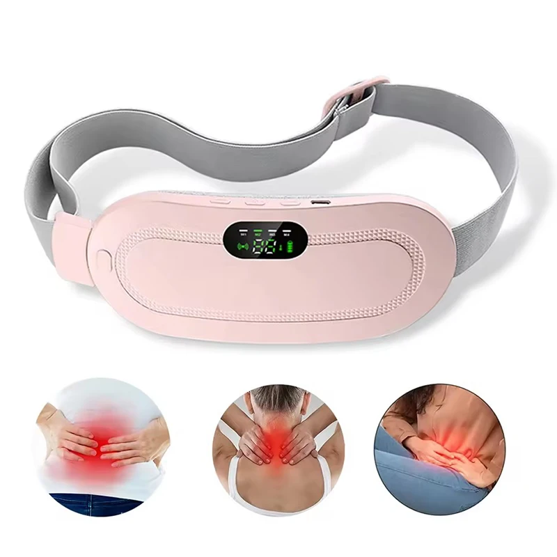 

NEW Electric Period Cramp Massager Vibrating Pad Belt for Menstrual Colic Relief Pain Waist Abdominal Palace Belt