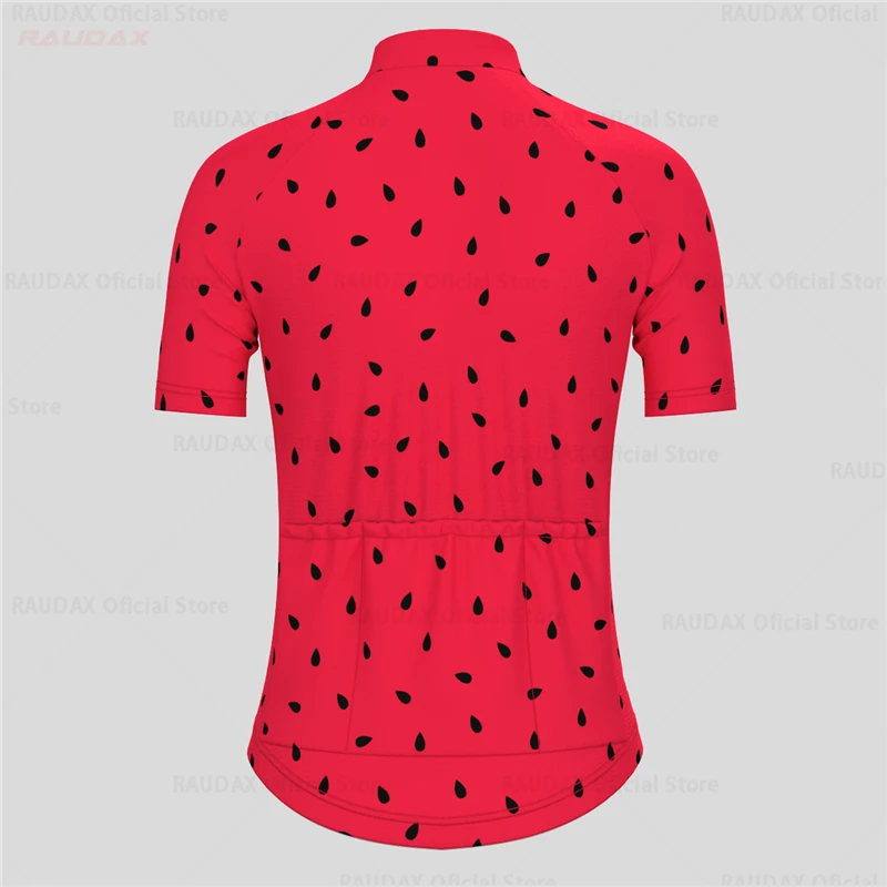 2023 WOMEN Cycling Jersey Set Bike Clothes Watermelon Summer Bicycle Clothing Cycling Set Anti-UV Maillot Conjunto Ropa Ciclismo