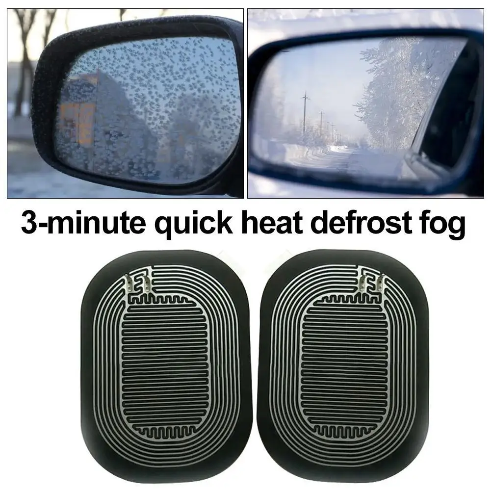 

Автомобильное боковое зеркало заднего вида, грелка, универсальный DC 12 В, быстрый теплый обогреватель, удаление дождя, мороза, безопасное вождение