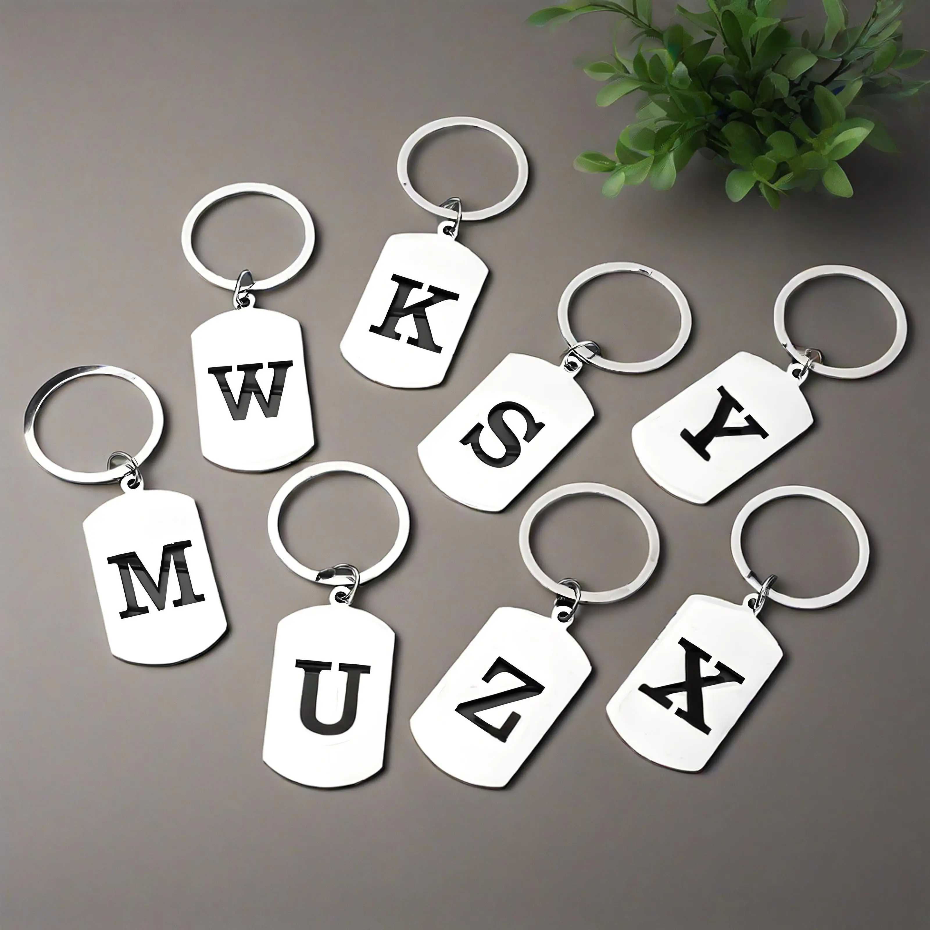 Personalized Initial Letter Ke - Initial Ring Custom ulasan dan harga