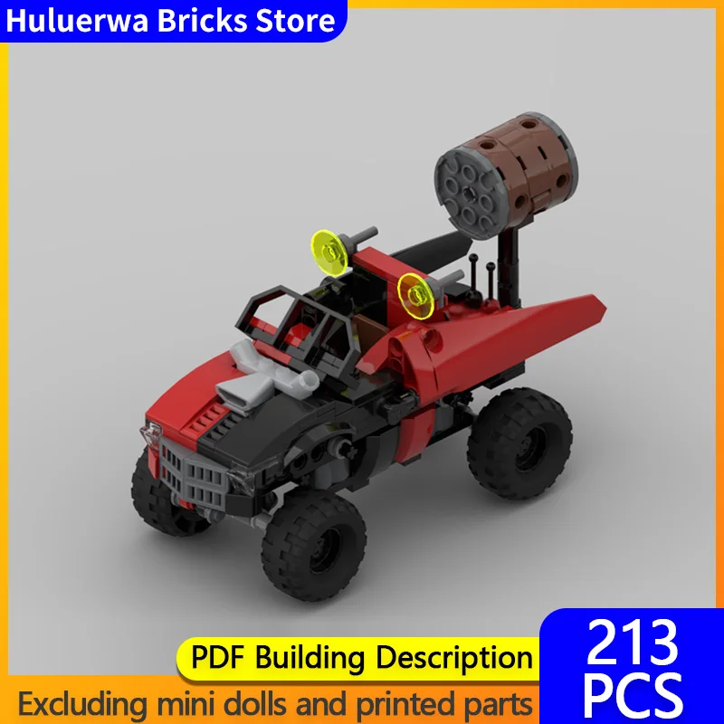 

City Car Model MOC Building Bricks Heavy-Duty Truck Style Motorcycle Modular Technology Children Holiday Gifts Assemble Toy Suit