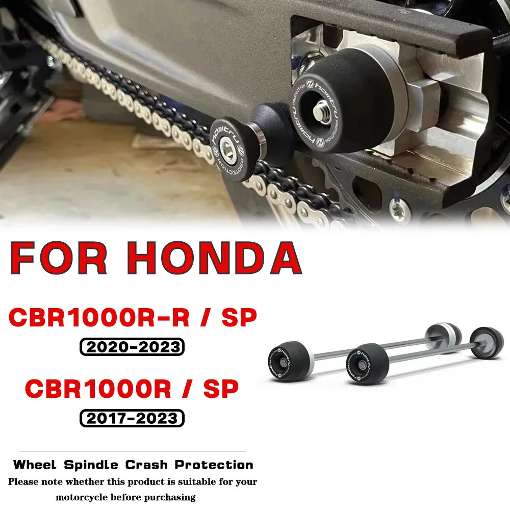 

For Honda CBR1000RR / SP/ CBR1000RR-R / SP 2017 2018 2019-2023 Motorcycle Accessories Front Rear Wheel Spindle Crash Protection