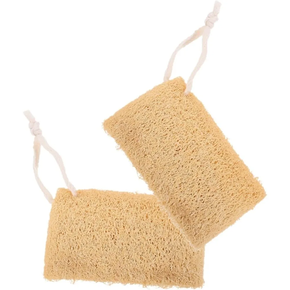 

2 шт., натуральная щетка для скраба для посуды, губка для чистки лоofah, инструмент для чистки кухни, лоofah для посуды